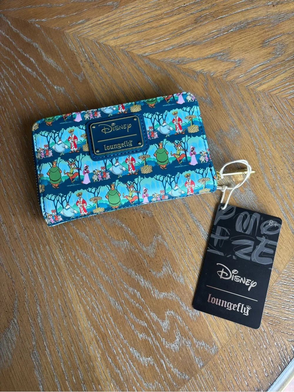 Loungefly Disney Robin Hood Sherwood Forest Zip Around Wallet